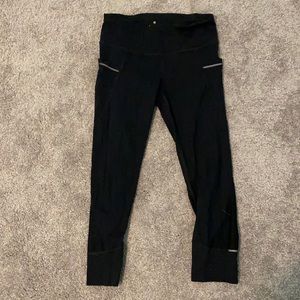 Black Athleta workout pants (Capri length)